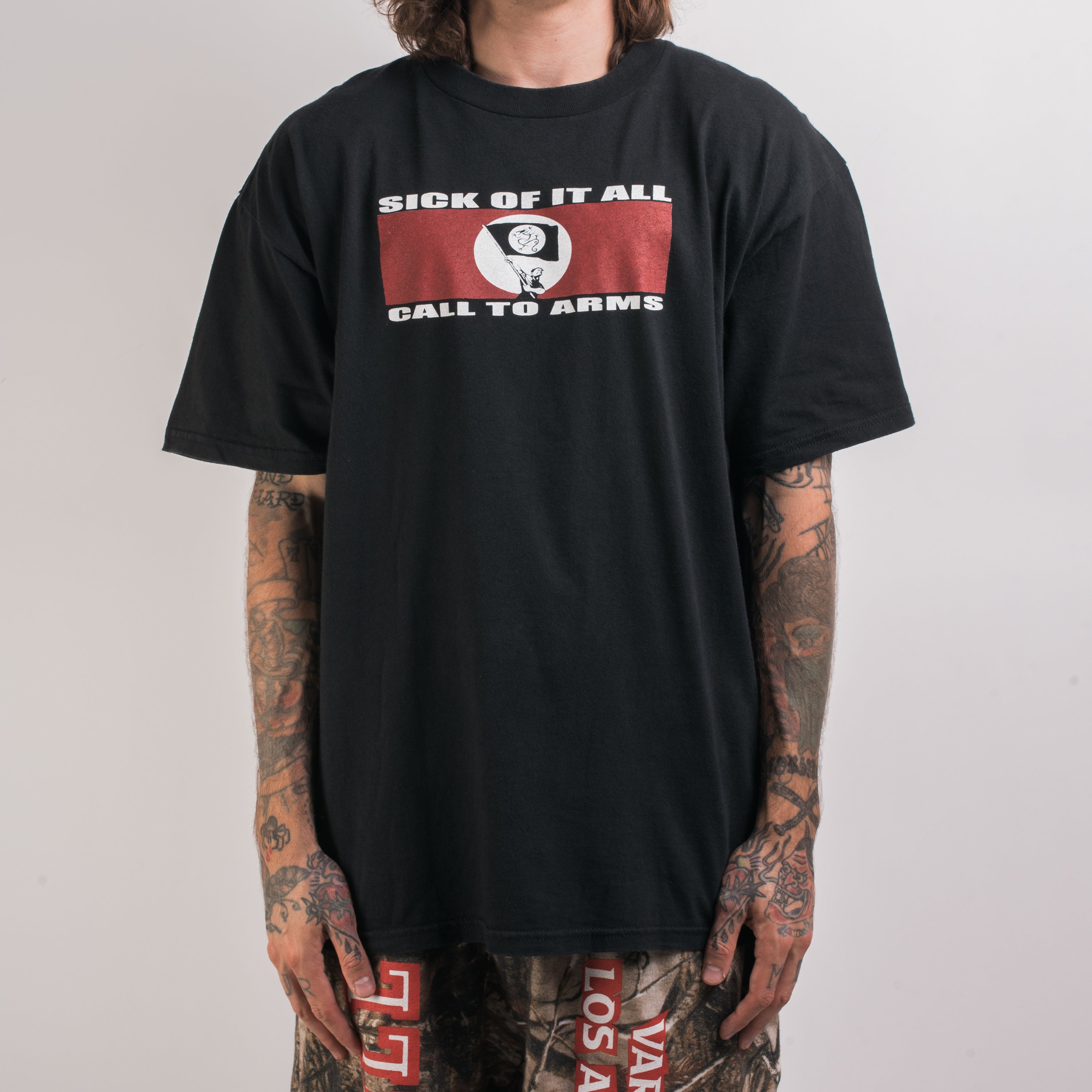 Vintage 90's Sick Of It All Call To Arms T-Shirt – Mills Vintage USA