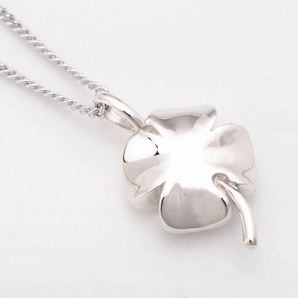 遺骨ペンダント|クローバー・シルバー925（日本製）カロート