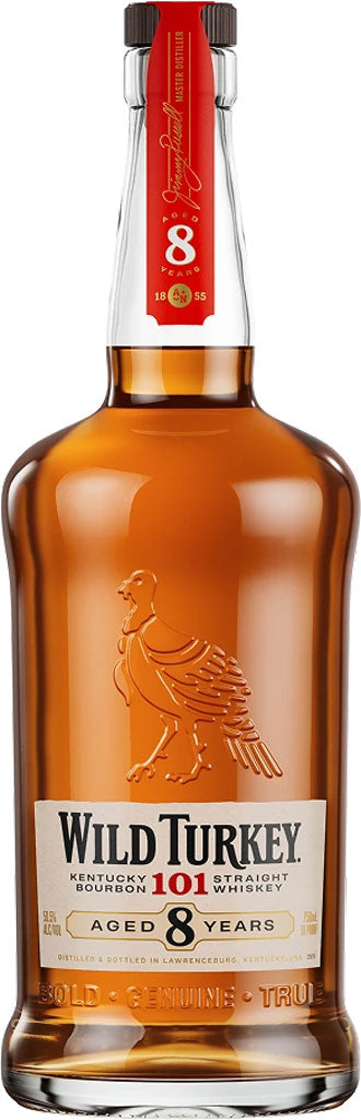 Wild Turkey 101 Proof Kentucky Straight Bourbon 8 Year Old 750ml