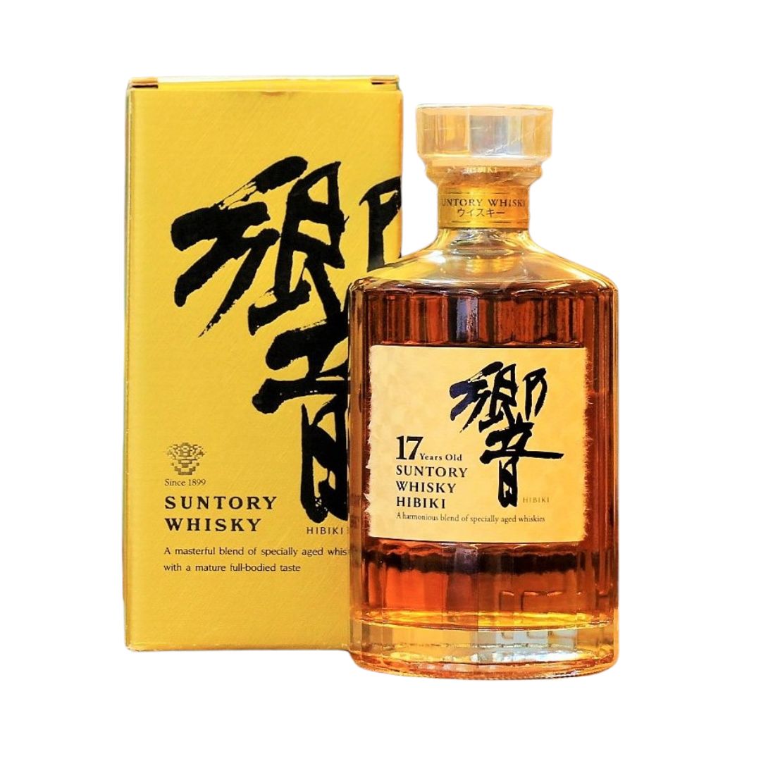 Hibiki 17 Years Old Japanese Blended Whisky (Gold Box Bottling