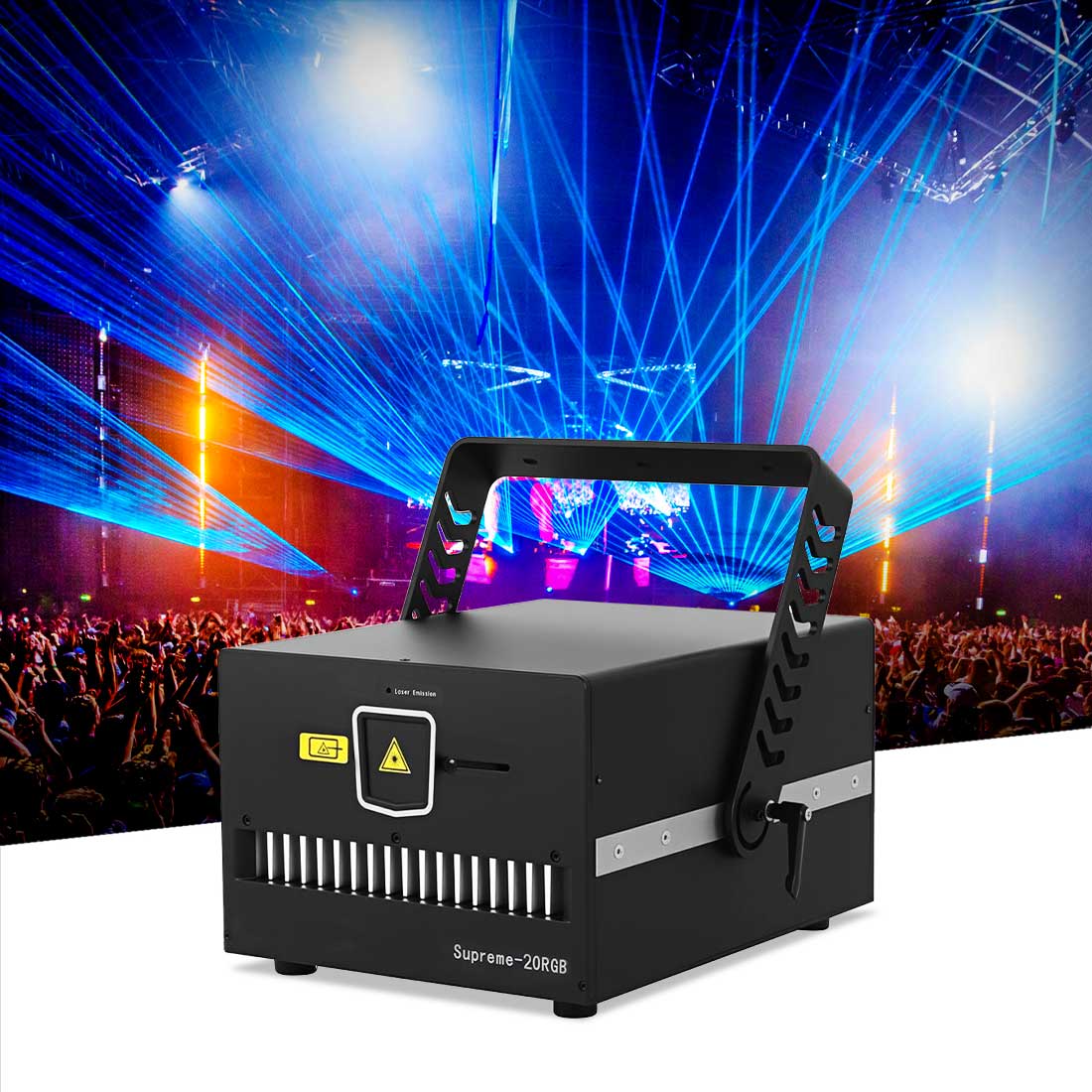 MOKA SFX MK-HLS20 Laser Light-20W RGB 3 in 1 Light for Party