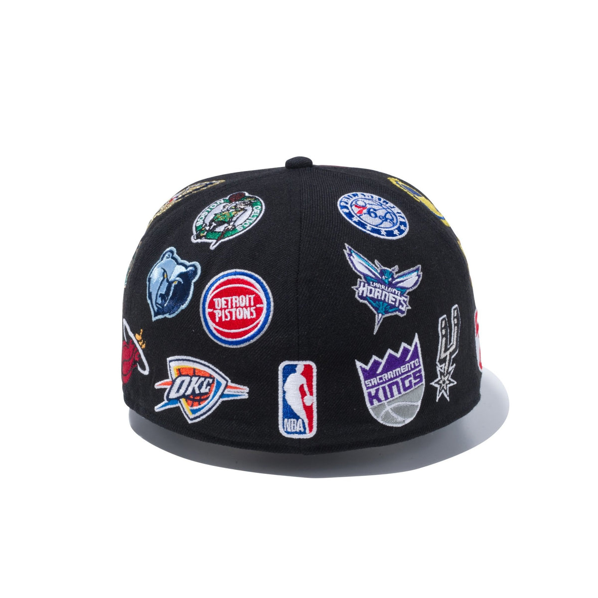 ニューエラ 9FIFTY NBA チームロゴ オールオーバー キャップ 950 総柄