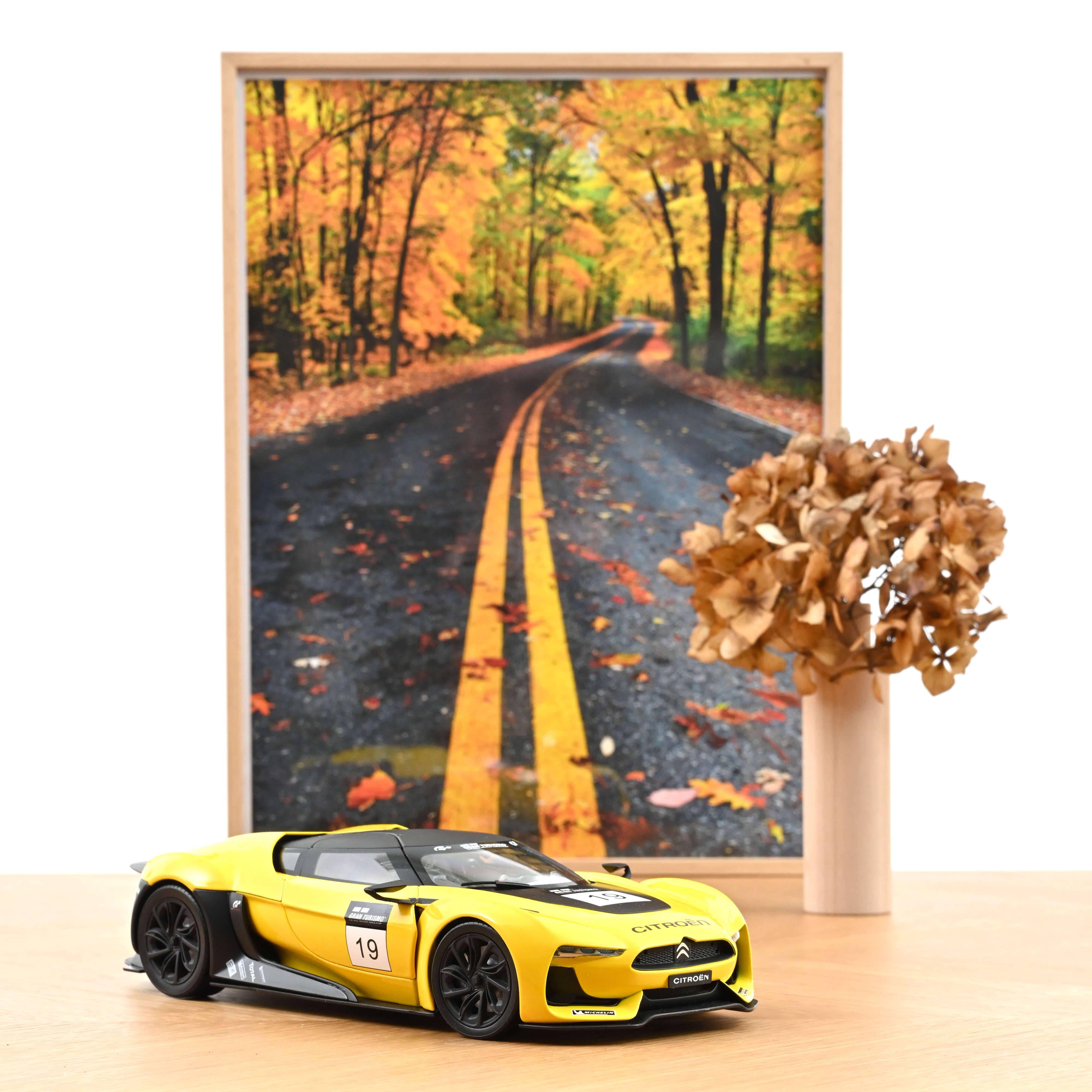 GT by Citroën 2008 Yellow & Black Concept Car 1:18 - 200pcs – Norev