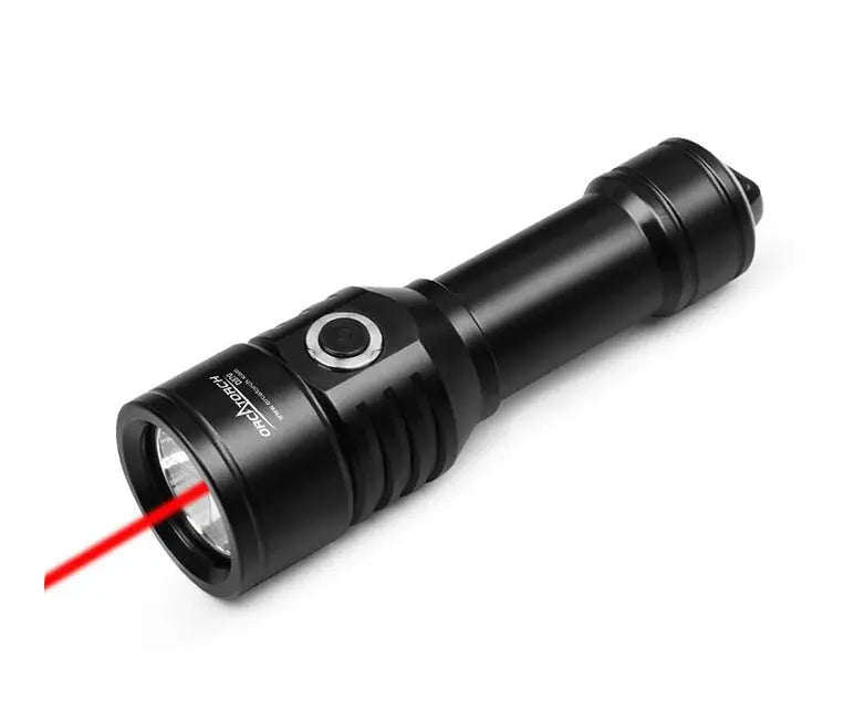 OrcaTorch D570-RL 2.0 Red Laser Dive Light 1500 Lumens