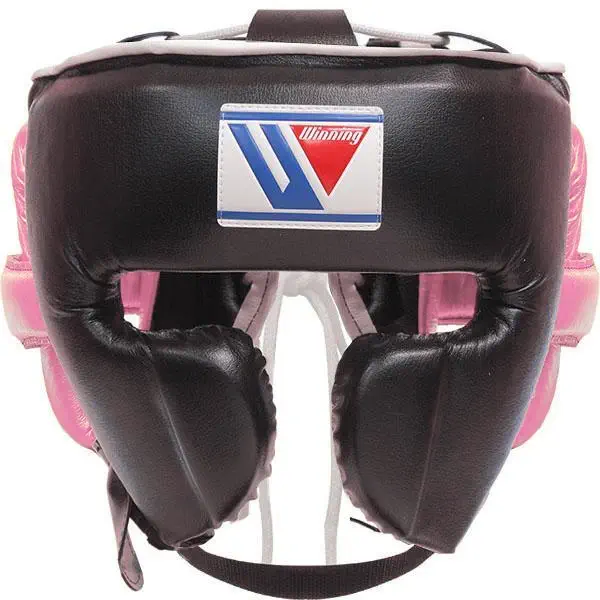 Winning ボクシング ヘッドギア フェイスガードタイプ 黒 ウイニング