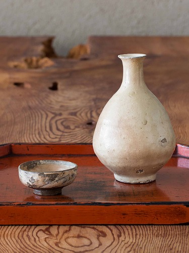 李朝刷毛目徳利徳利酒器一輪挿し花器