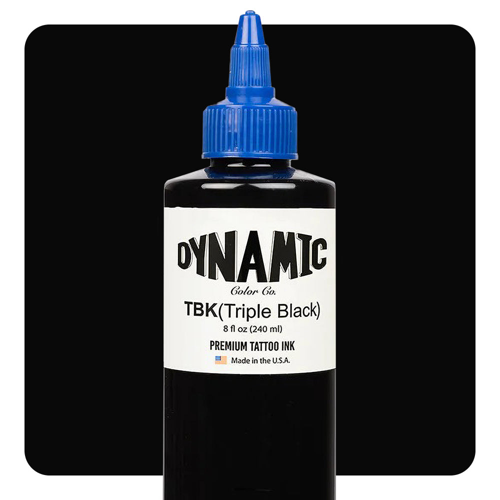 Dynamic Triple Black Tattoo Ink — Pick Size