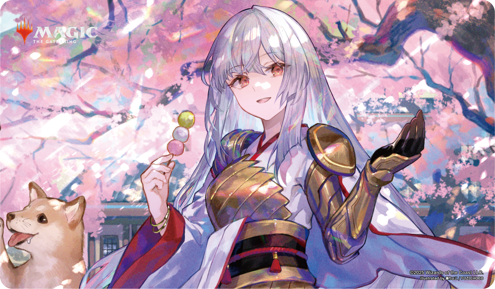 MTG 放浪皇のお花見キャンペーン セット プレイマット 藤ちょこ MTG