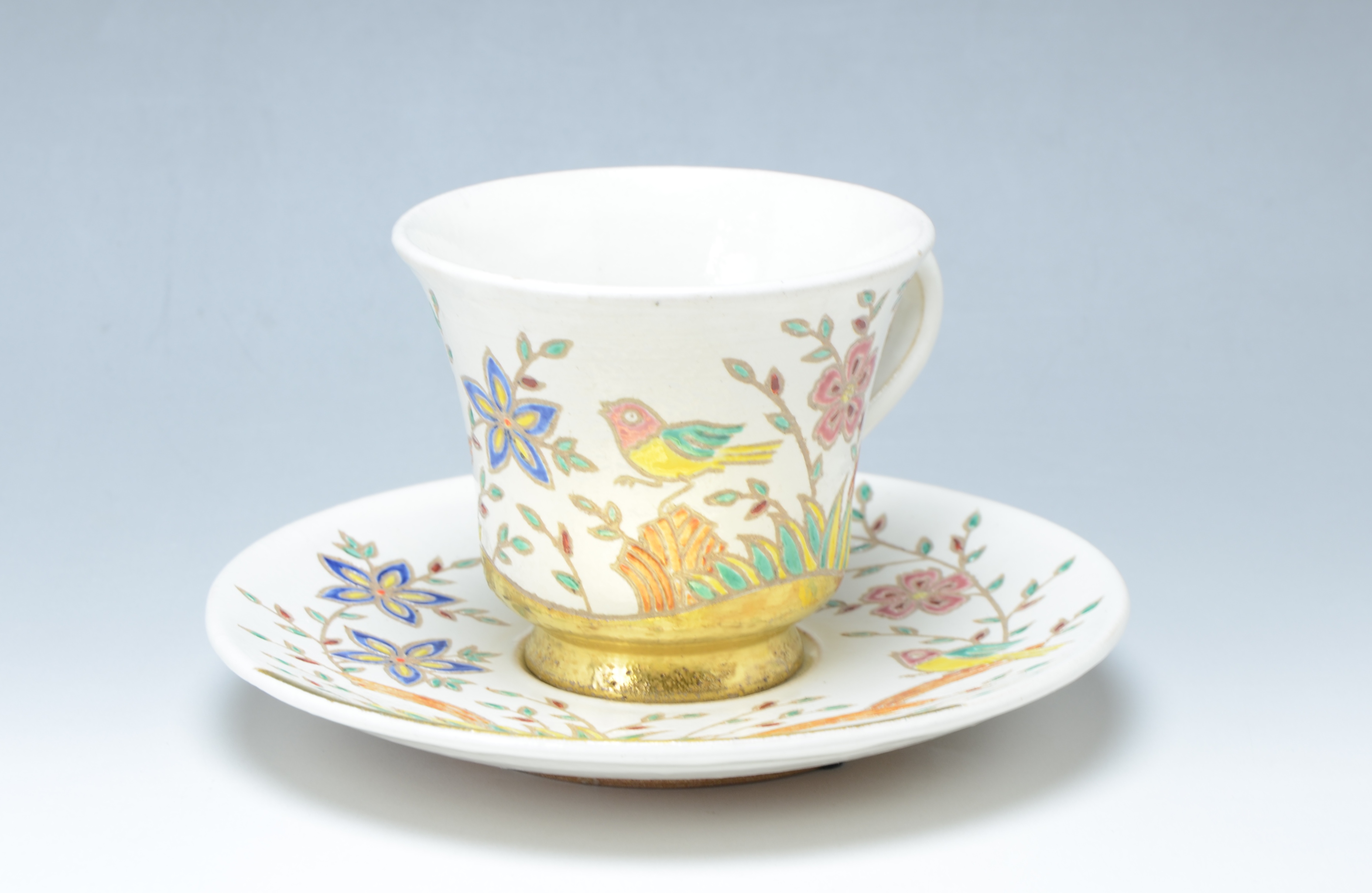 皿□魚 貝 【番浦史郎】ばんうらしろう ピンク 京焼 土物