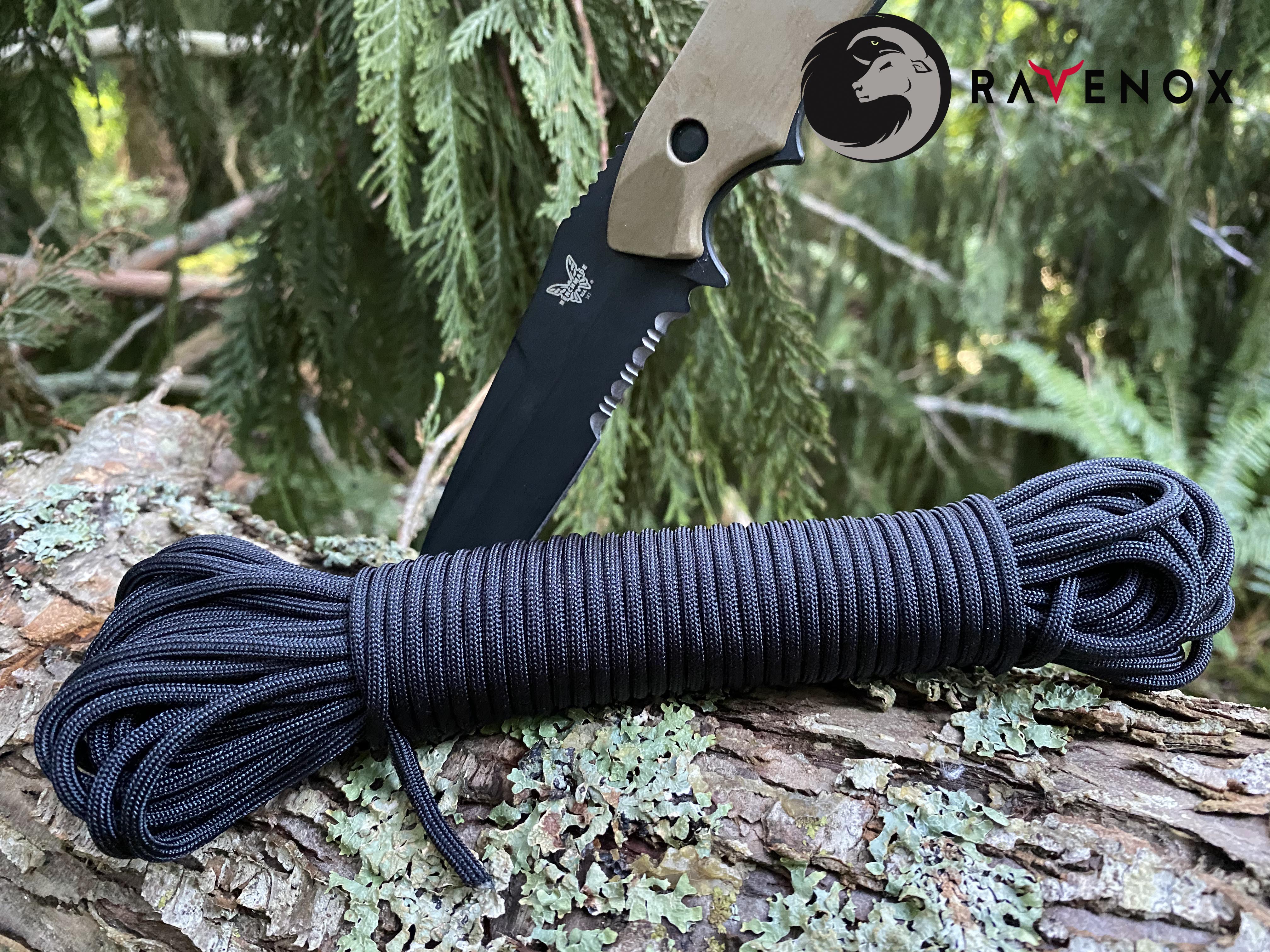 Ravenox Genuine MIL-SPEC Paracord | 550 Cord Parachute Cordage