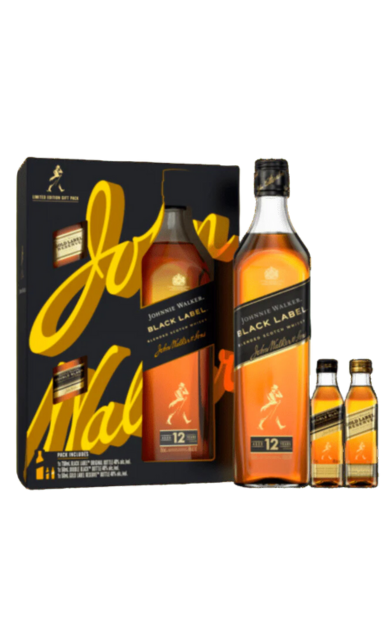 Johnnie Walker Black Label Discovery Pack 12YR 750ML - Remedy Liquor