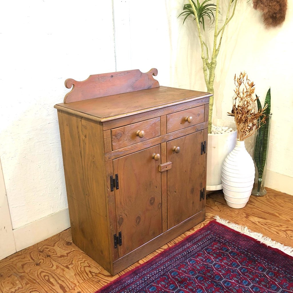 アンファン / enfant キャビネット チェスト パイン材 中古 電話台