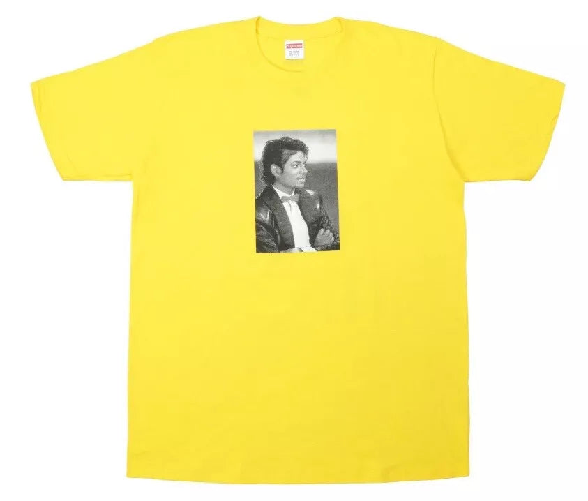 Supreme Michael Jackson Tee Yellow – RIF LA