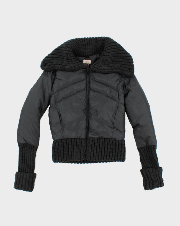 00s buffalo bobs leather fur jacket y2k 00s buffalo bobs leather