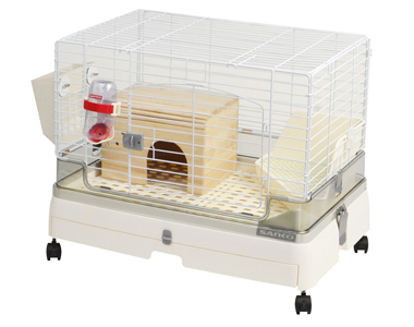 SANKO うさぎ ケージ イージーホームエボ80 ホワイト 小動物 三晃商会