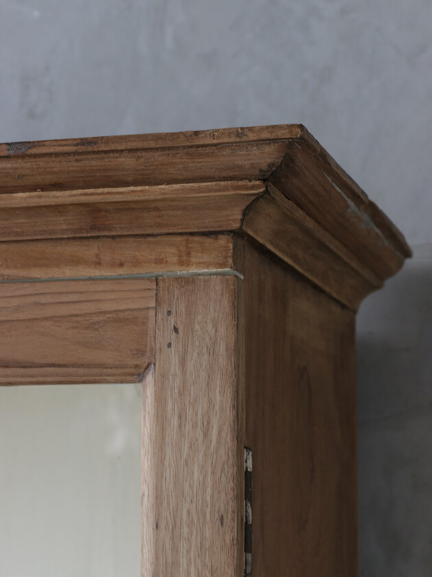 ヴィンテージガラスキャビネットL