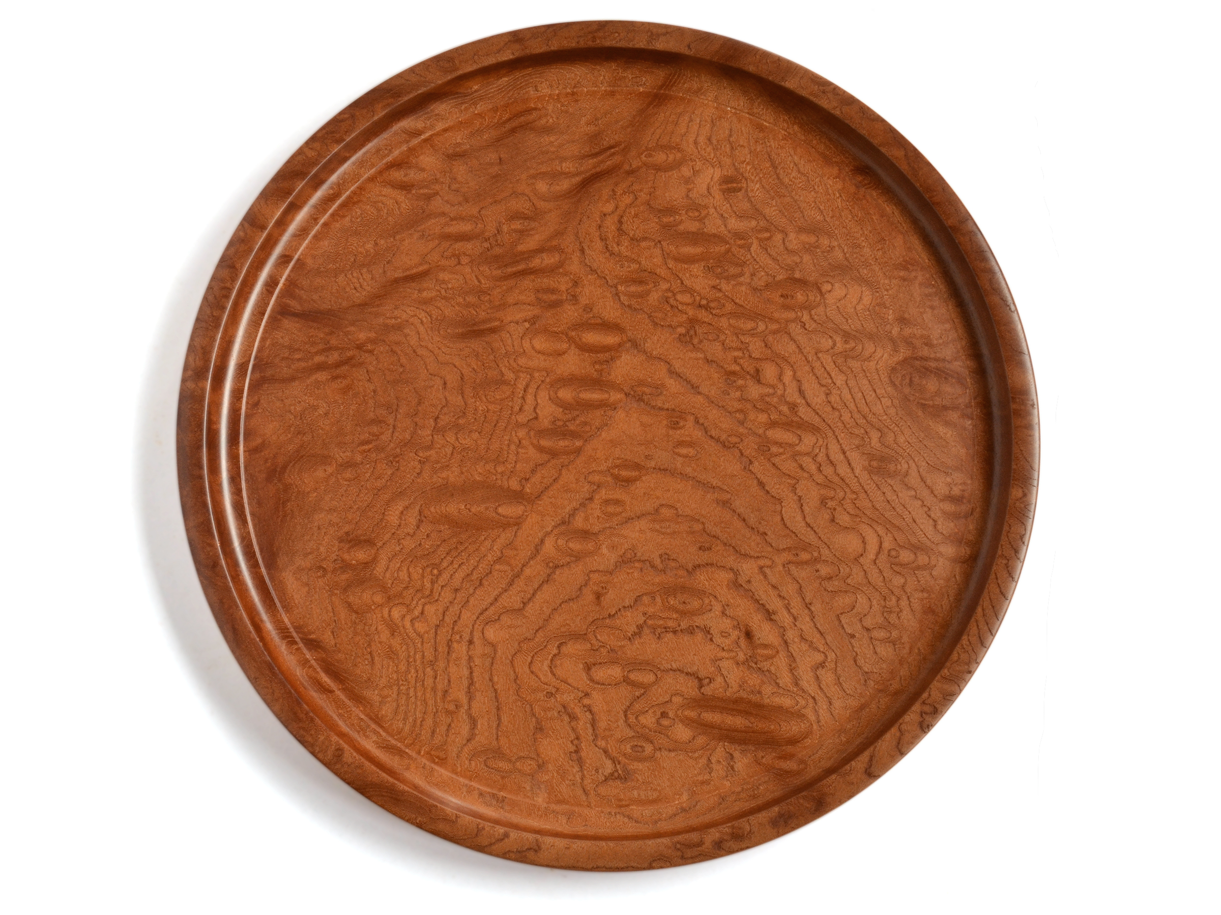 丸盆・ラウンドトレイ-千年の杢