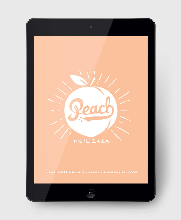 Neil Zaza: Peach Official Guitar Tab Book – Sheet Happens
