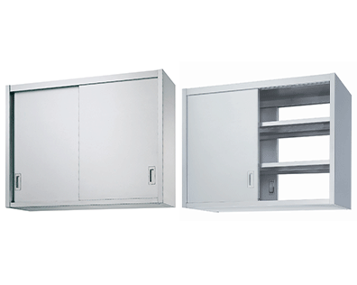 🔷🔶🔷WY4/65 SINKO ステンレス製 天吊り 戸棚 両開き 棚板付き W120