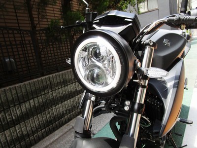 ジクサー150/ジクサー250用 丸目ヘッドライトカスタム ジクサー150