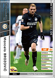 直筆サイン入り写真 マルセロ・ブロゾヴィッチ インターミラノ SA鑑定