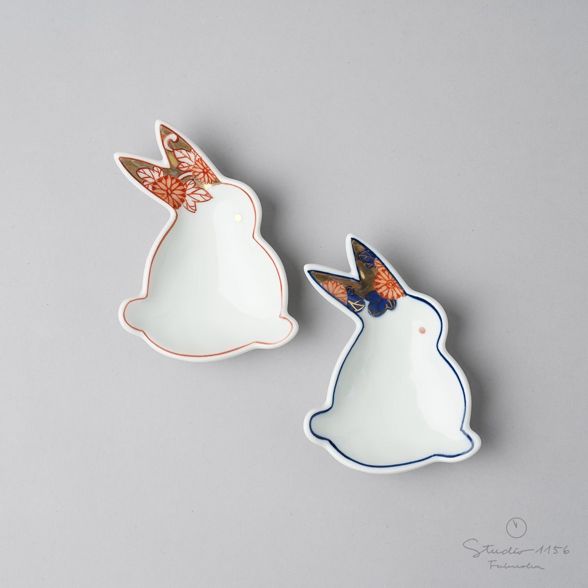 有田焼 金彩紋様 うさぎ型豆小皿 10cm 其泉窯の通販｜Studio1156