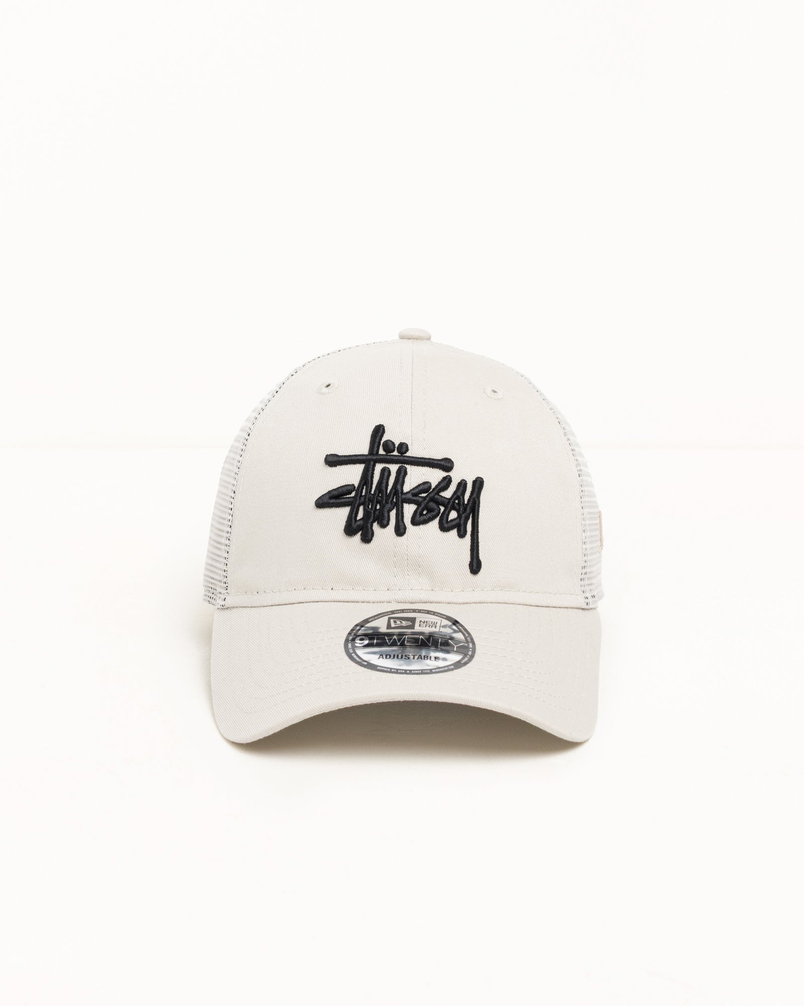 New Era 9TWENTY Basic Trucker – Stone | Headwear | Stüssy