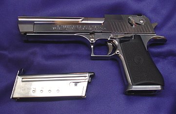 DESERT EAGLE .50AE CHROME STAINLESS-TYPE HARD-KICK(デザート