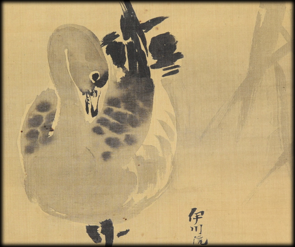 AKa7064狩野惟信養川院惟信養川院法眼肉筆掛軸