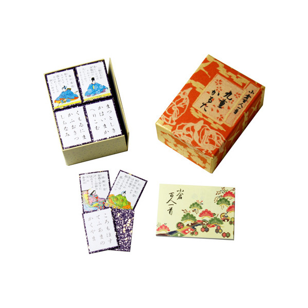新品】将軍堂 小倉百人一首桐箱風ケース入り 田村将軍堂 小倉百人一首 標準