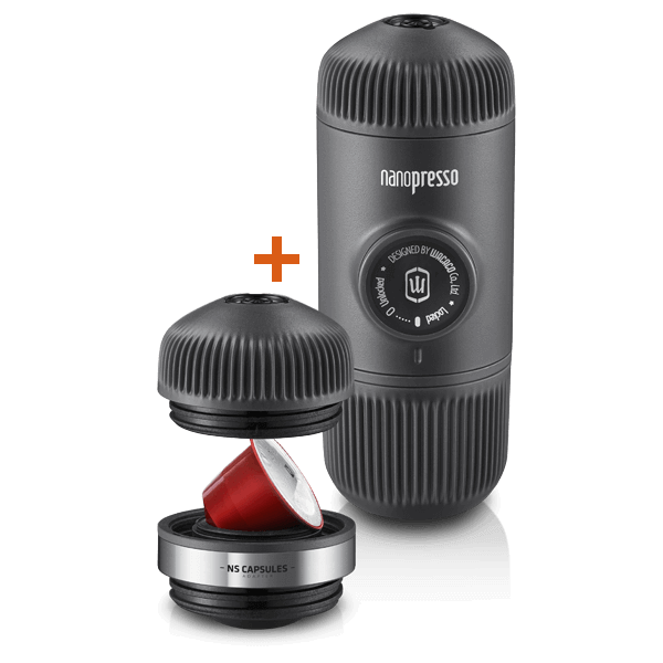 Wacaco | Nanopresso + NS Adapter | Coffee Grind Or Capsules