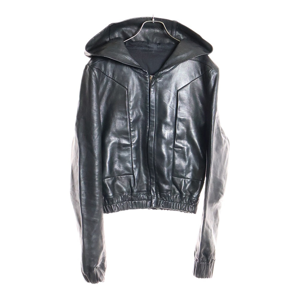Rick Owens(リックオウエンス) 23SS edfu レザージャケット フーデット