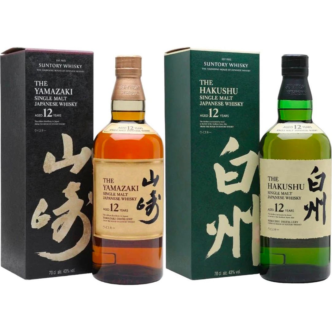 Buy Yamazaki 12 & Hakushu 12 Year Value Bundle Online | Whiskey Caviar