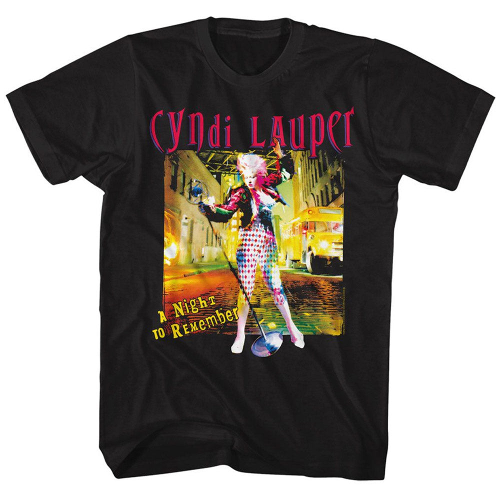CYNDI LAUPER シンディローパー - A NIGHT TO REMEMBER / Tシャツ
