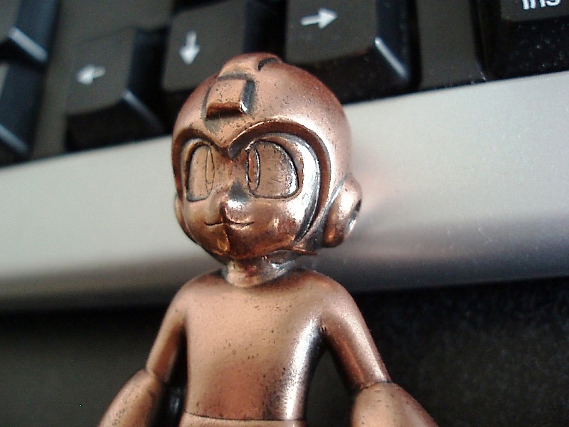 ロックマン 20周年 銅古美仕様 ブロンズ メタルフィギュア 【新品・未