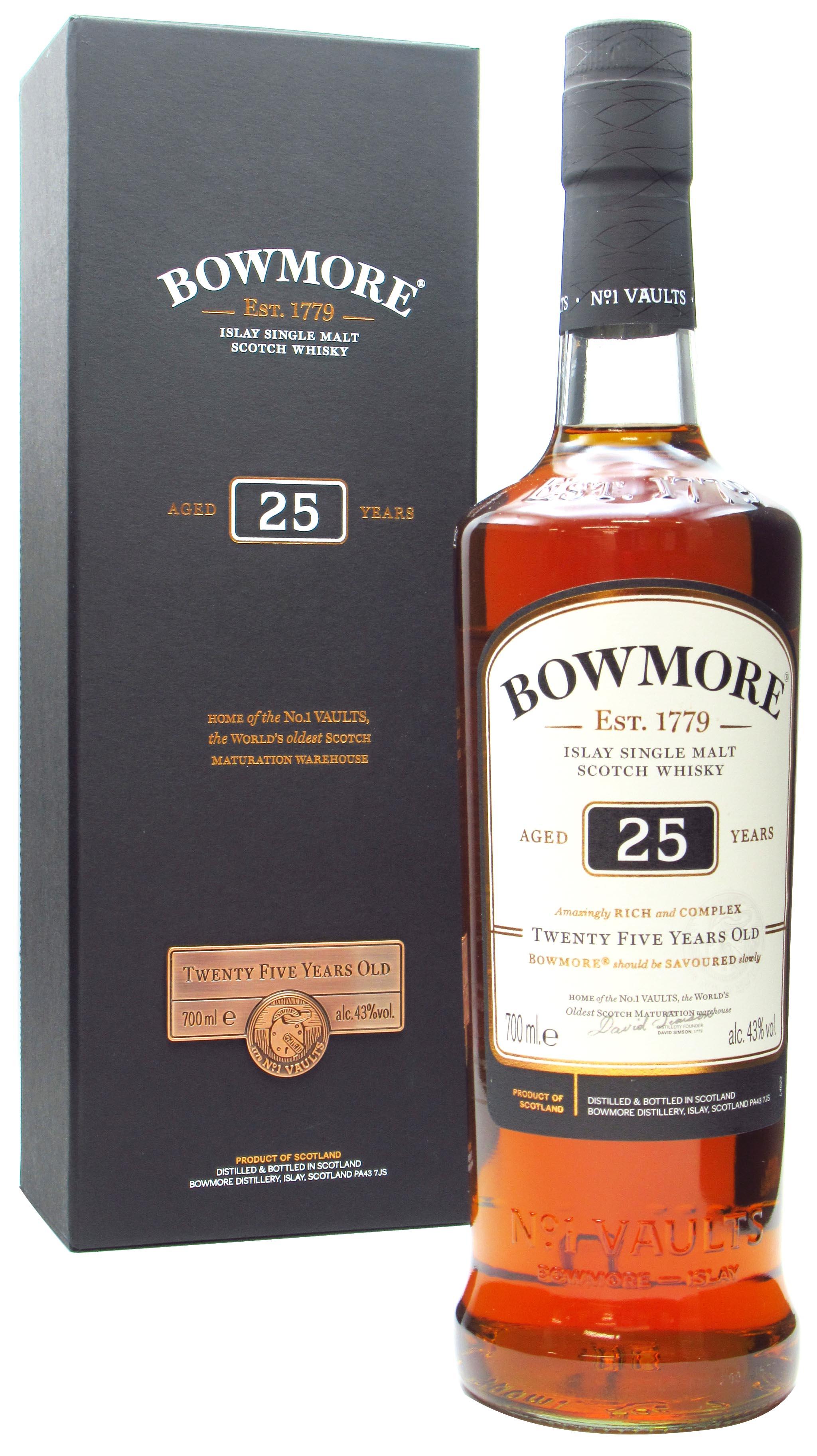 Bowmore 25 Years Old スモールバッチリリース 700ml Bowmore 25 Year