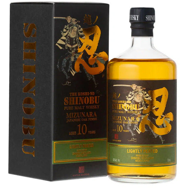 Shinobu 10 Years Old Pure Malt Whisky Lightly Peated Mizunara Oak