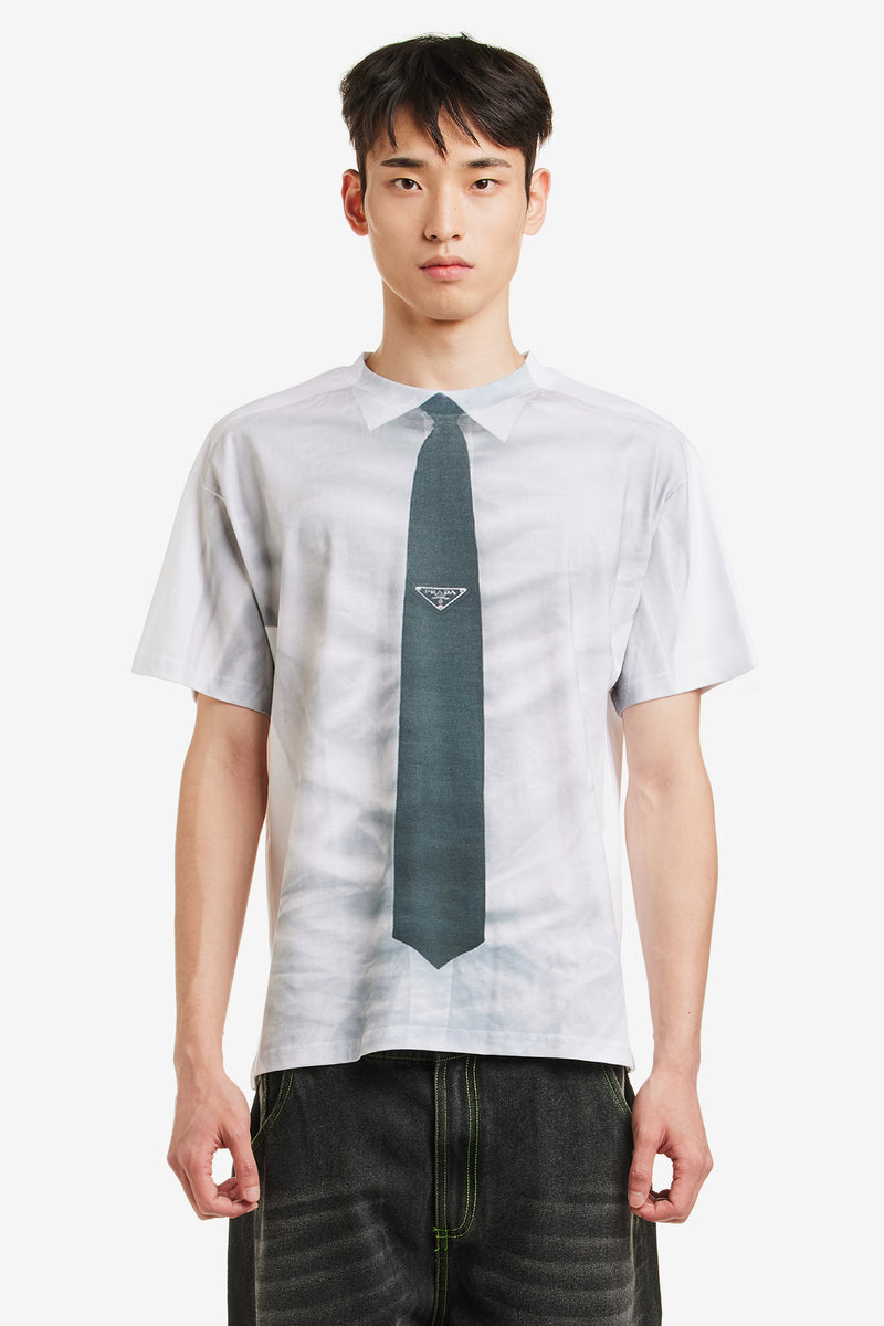 FTI lil london ネクタイプリント Tシャツ LIL LONDON SHIRT