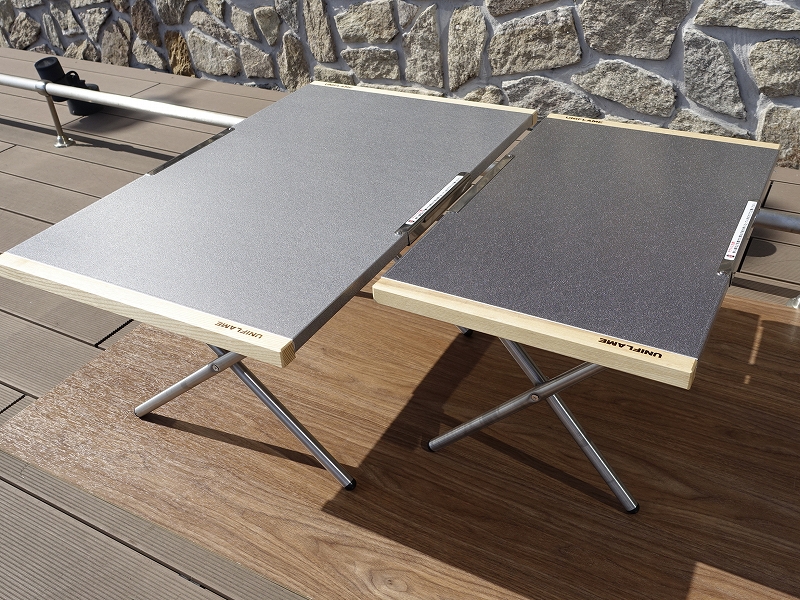 値下げ！ユニフレーム焚き火テーブル3台セット※引取