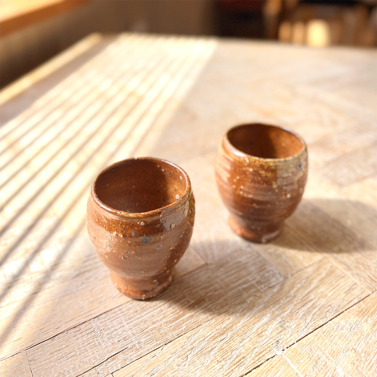 はぜ石バチ高台唐津酒盃 – ゆう雑貨店