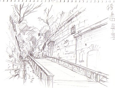 鉛筆画『風景009』 鉛筆画『風景009』