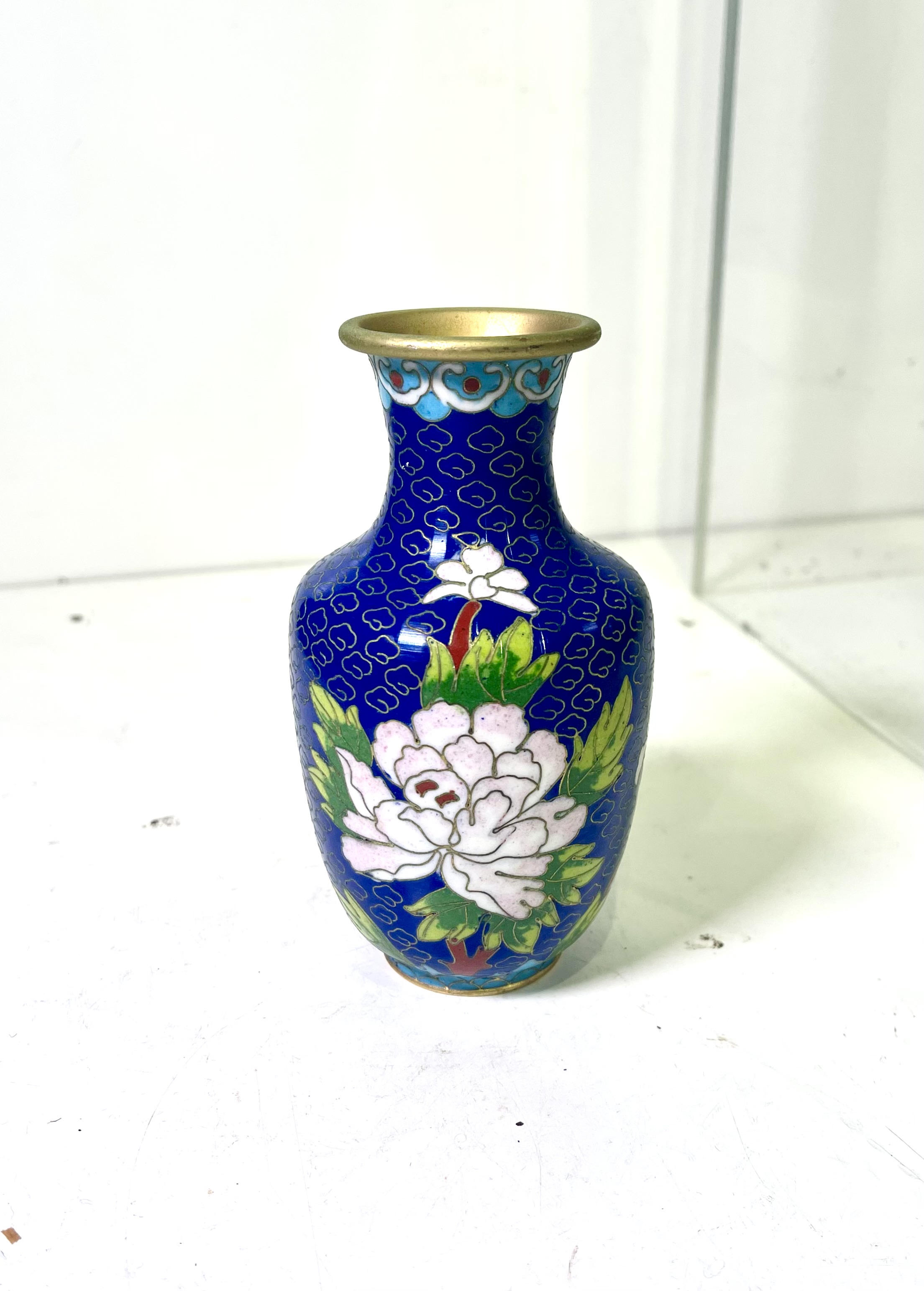 景泰藍掐絲琺瑯七寶燒牡丹花卉紋鍍金銅胎花瓶– 花囪FA CUNG 生活.藝術