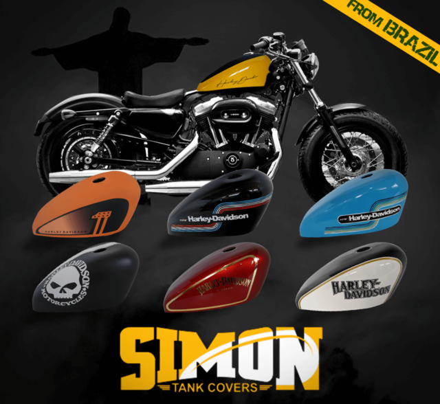 スポーツスター48で11種比較！サイモンカスタムズのタンクカバーで激変