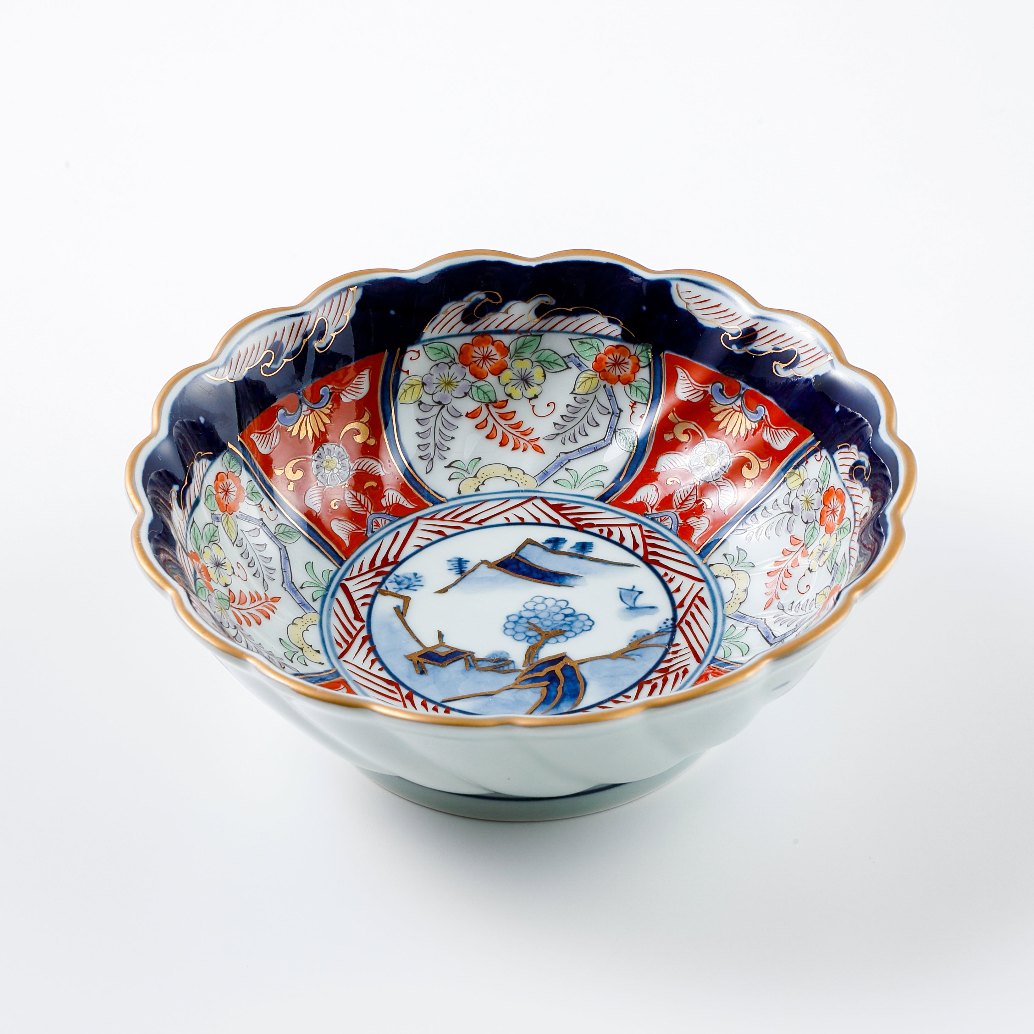 伊万里焼窯元 瀬兵窯 デルフト伊万里丸皿（大） – 米八 Yonehachi