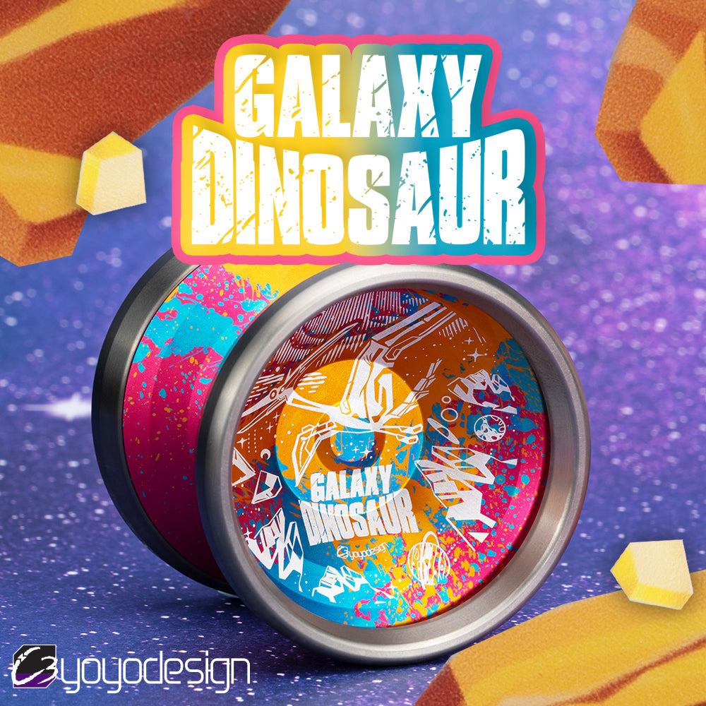 Galaxy Dinosaur yo-yo by C3yoyodesign