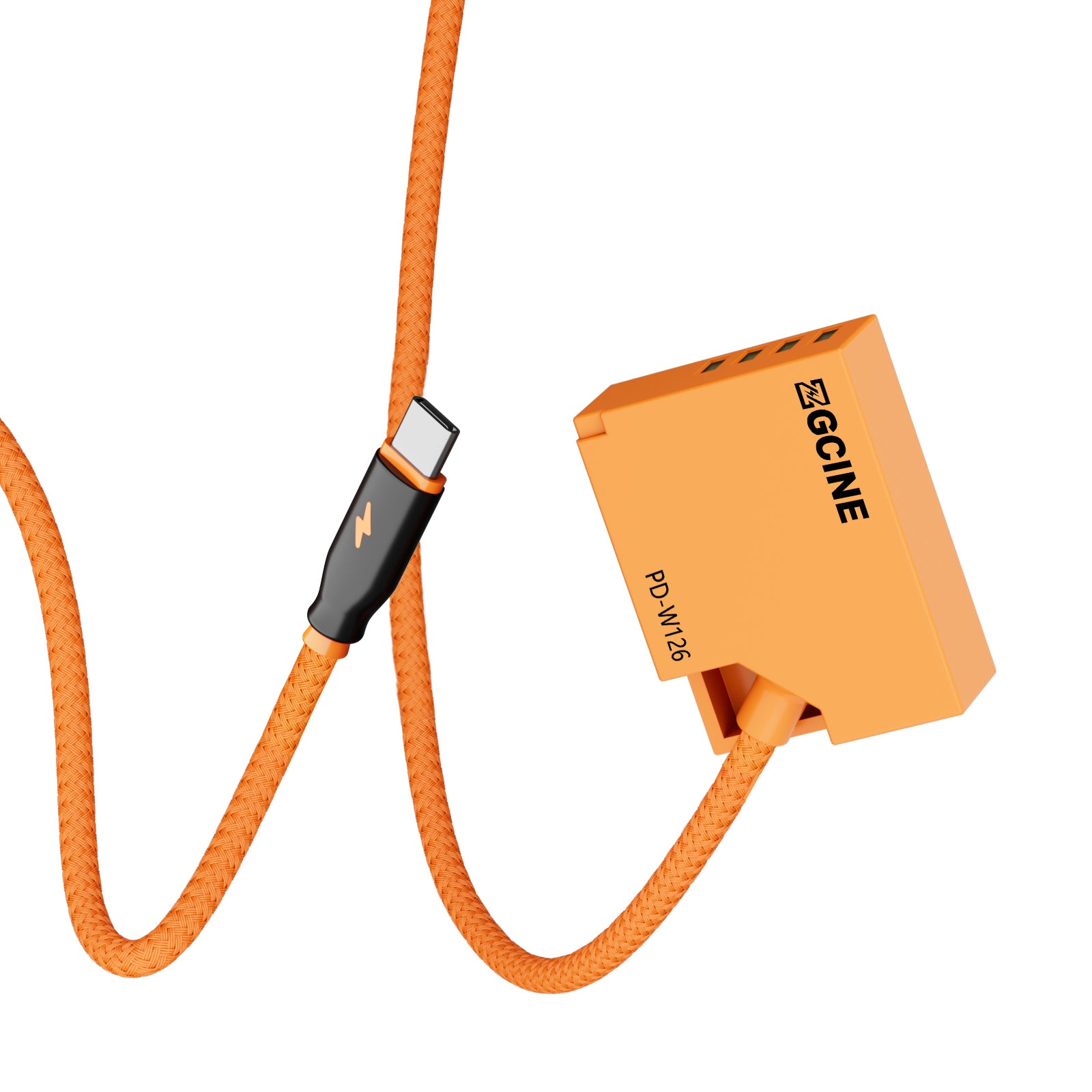 ZGCINE USB-C PD to W126 for Fujifilm Dummy Battery Cable(braided wire)