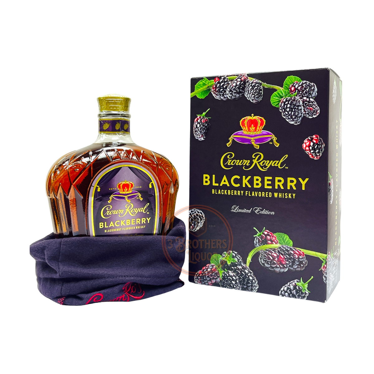 Crown Royal Blackberry Flavored Canadian Whisky (2024 New Limited