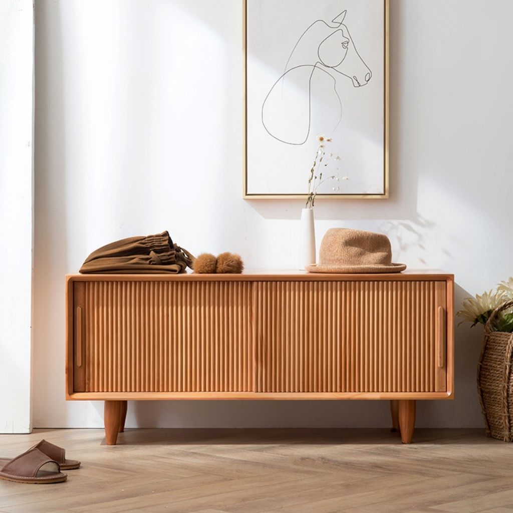 北欧風キャビネット サイドボード