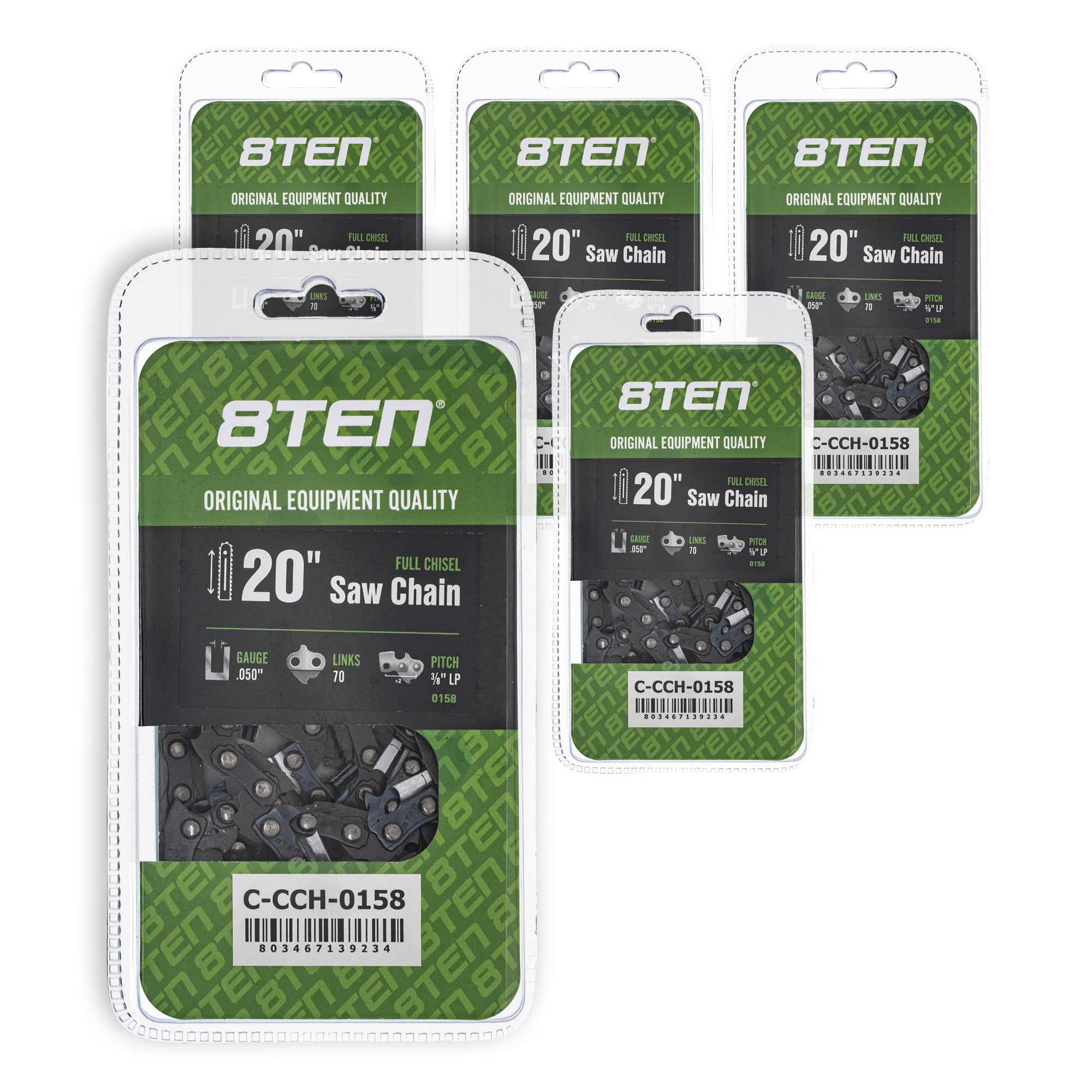 Chainsaw Chain 20 Inch .050 3/8 LP 70DL For Echo | 8TEN