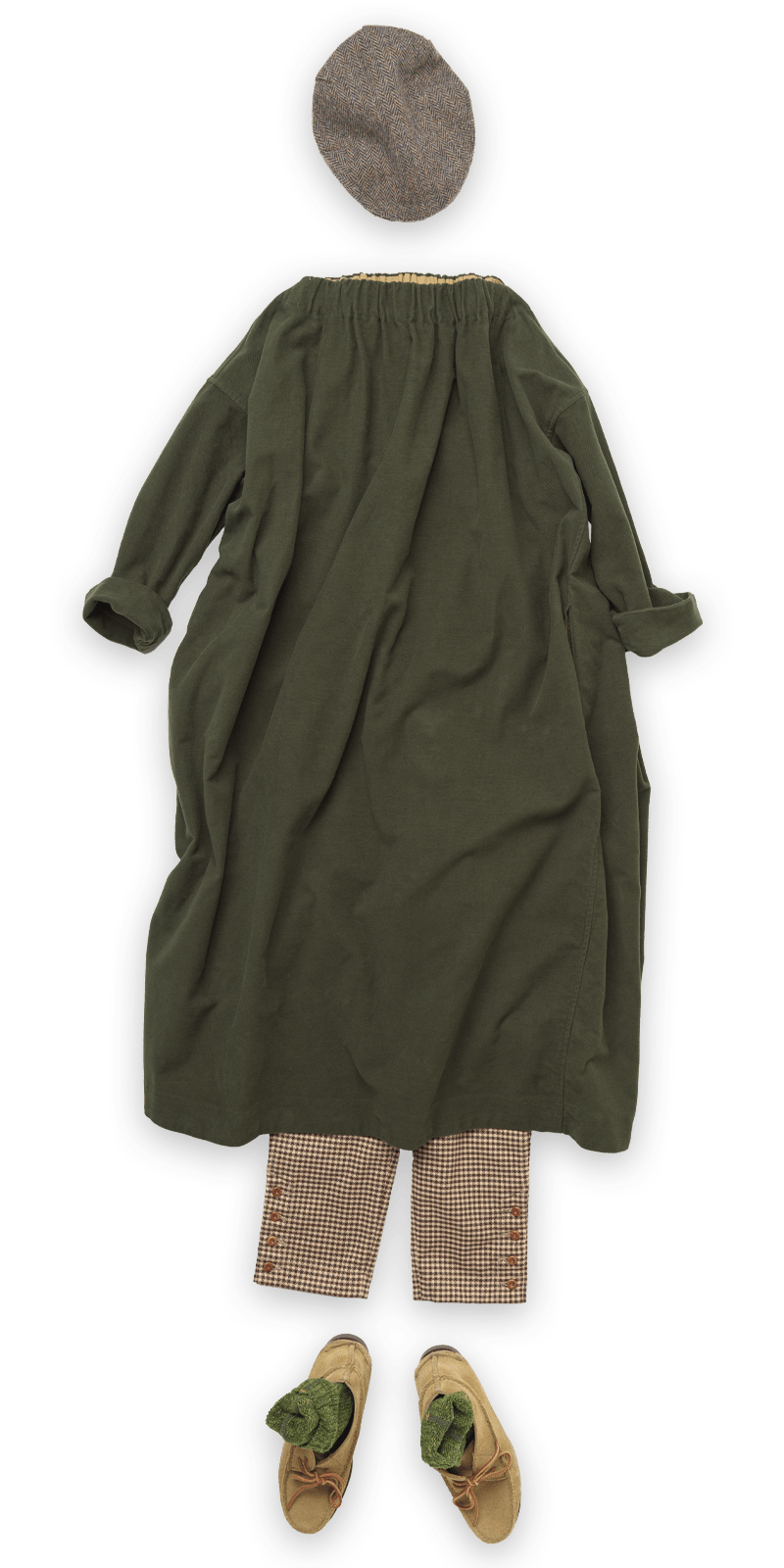 45Rモールサージストレッチのチェック馬シャルロット: WOMEN｜45R